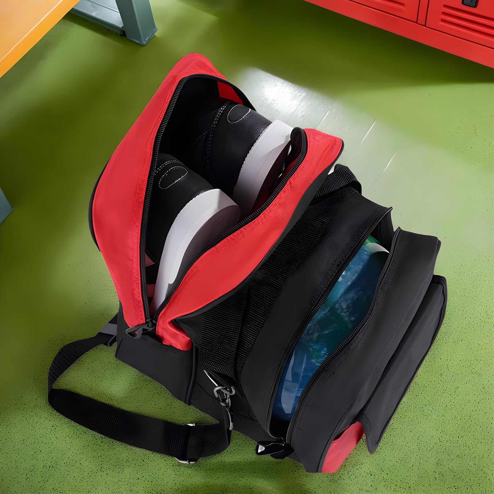 Bowling Ball Bag | Bowling Accesorios Bolsa | Correas Ajustables Deporte Zapato Pack para Entrenamiento Atleta práctica Concurso Hombres Mujeres jóvenes Estudiante Viaje