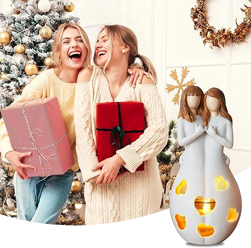 Miniatura 9 de Regalos para amigas, mujeres, hermanas, vela LED cálida, regalos de cumpleaños cálidos para ella, mamá, mejor amiga, amistad femenina, decoraciones