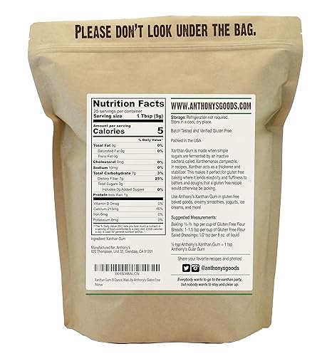 Miniatura 8 de Goma Anthonys de xantano de calidad alimentaria FCC fabricado en los Estados Unidos