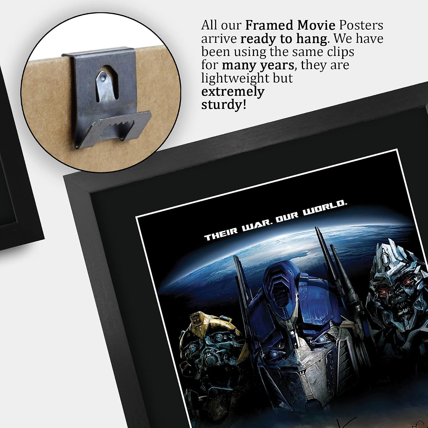 HWC Trading Transformers 1 16 x 12 inch Framed Gifts Printed Poster Signed Autograph Picture for Movie Memorabilia Fans - 16" x 12" Framed