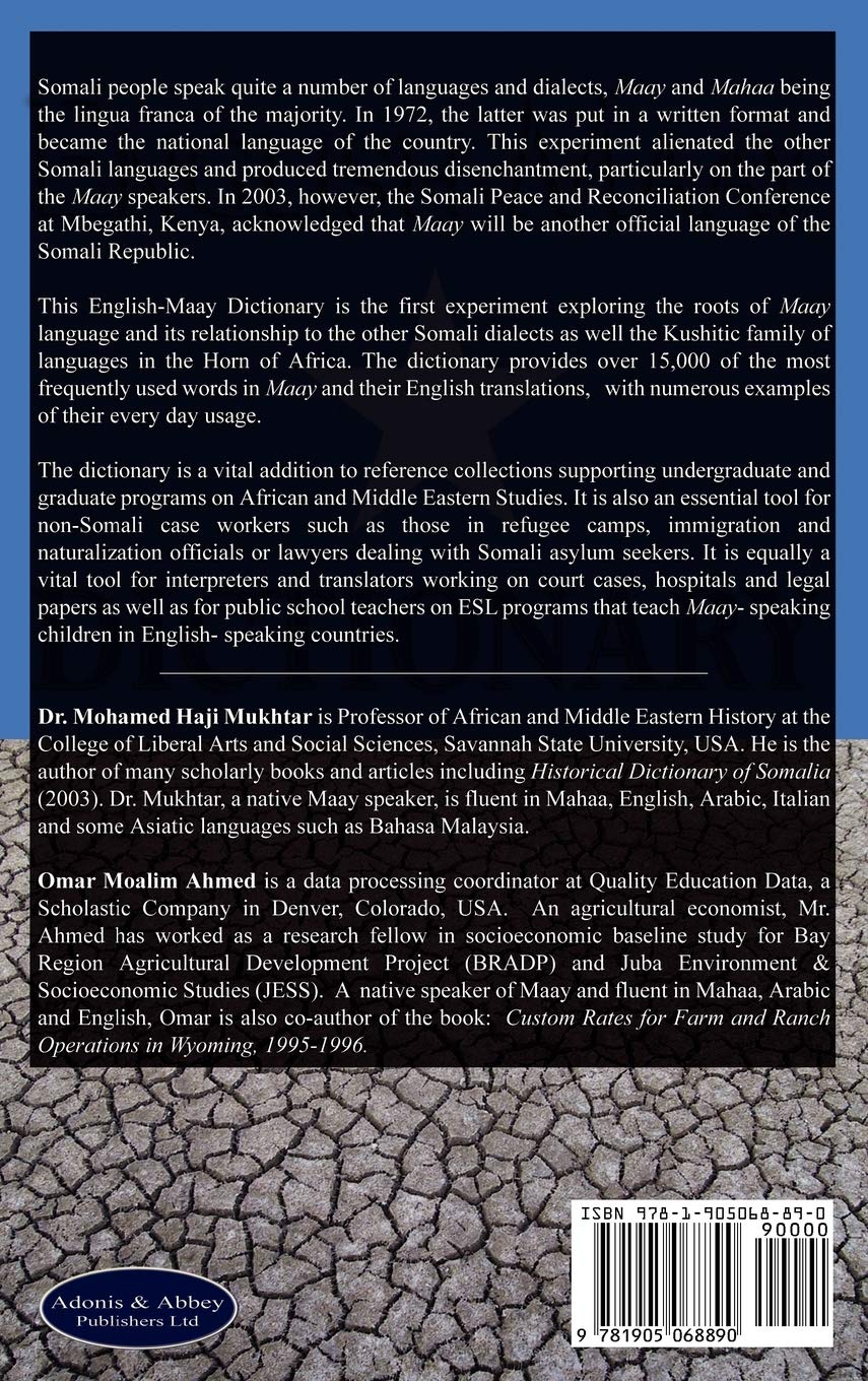 English-Maay Dictionary