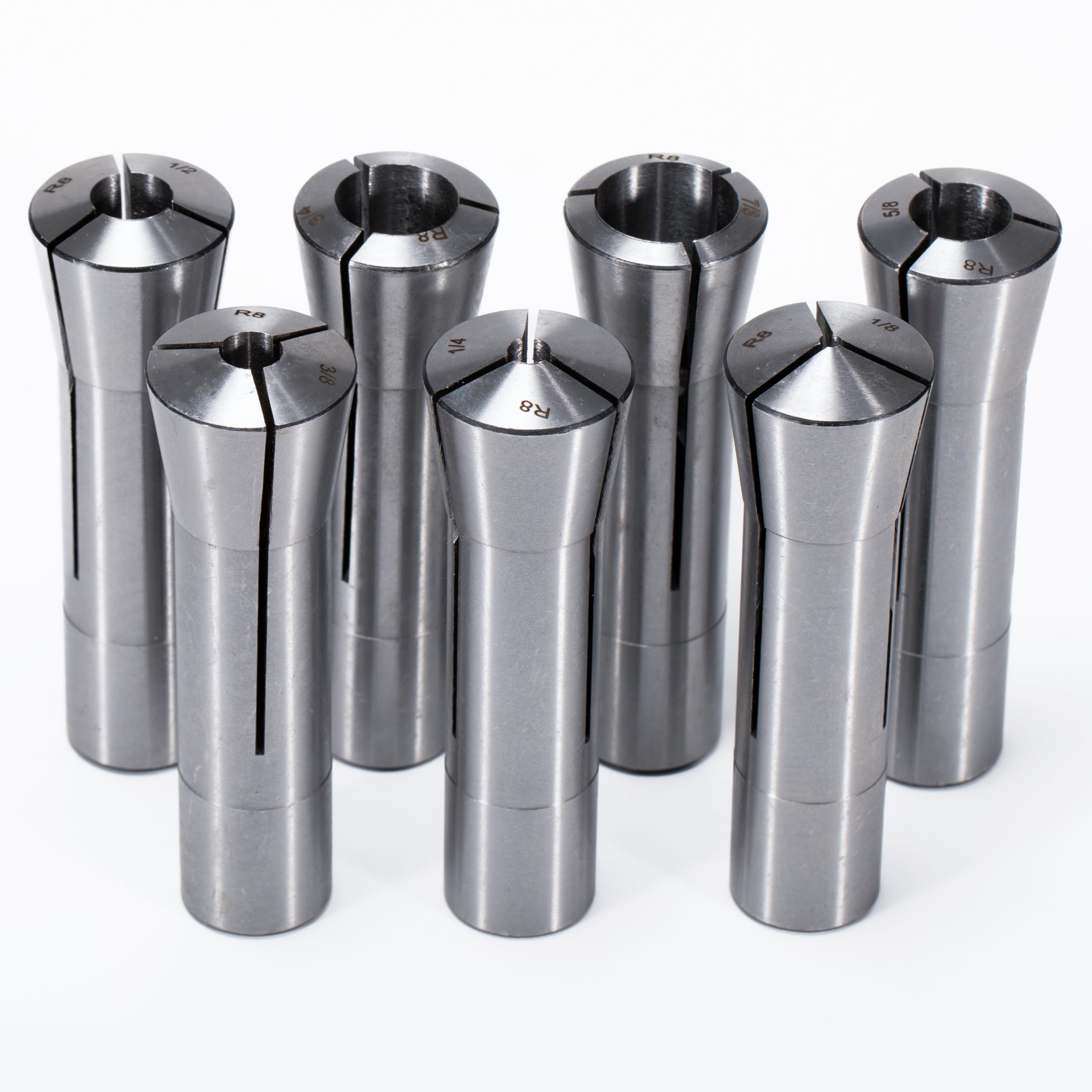 R8 Collet Set - 13 Pcs Milling & Lathe Collets -8 R8 Collet Set - 13 Pcs Milling & Lathe Collets -8