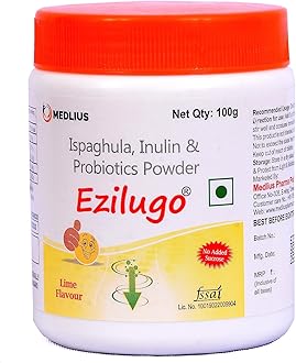 Ezilugo Powder | Digestion Supplement & Natural Laxative | Probiotic & Prebiotic for Gut Health | Stomach Bloating Relief & IBS Support | Best Digestive powder for Constipation & Indigestion | 100g