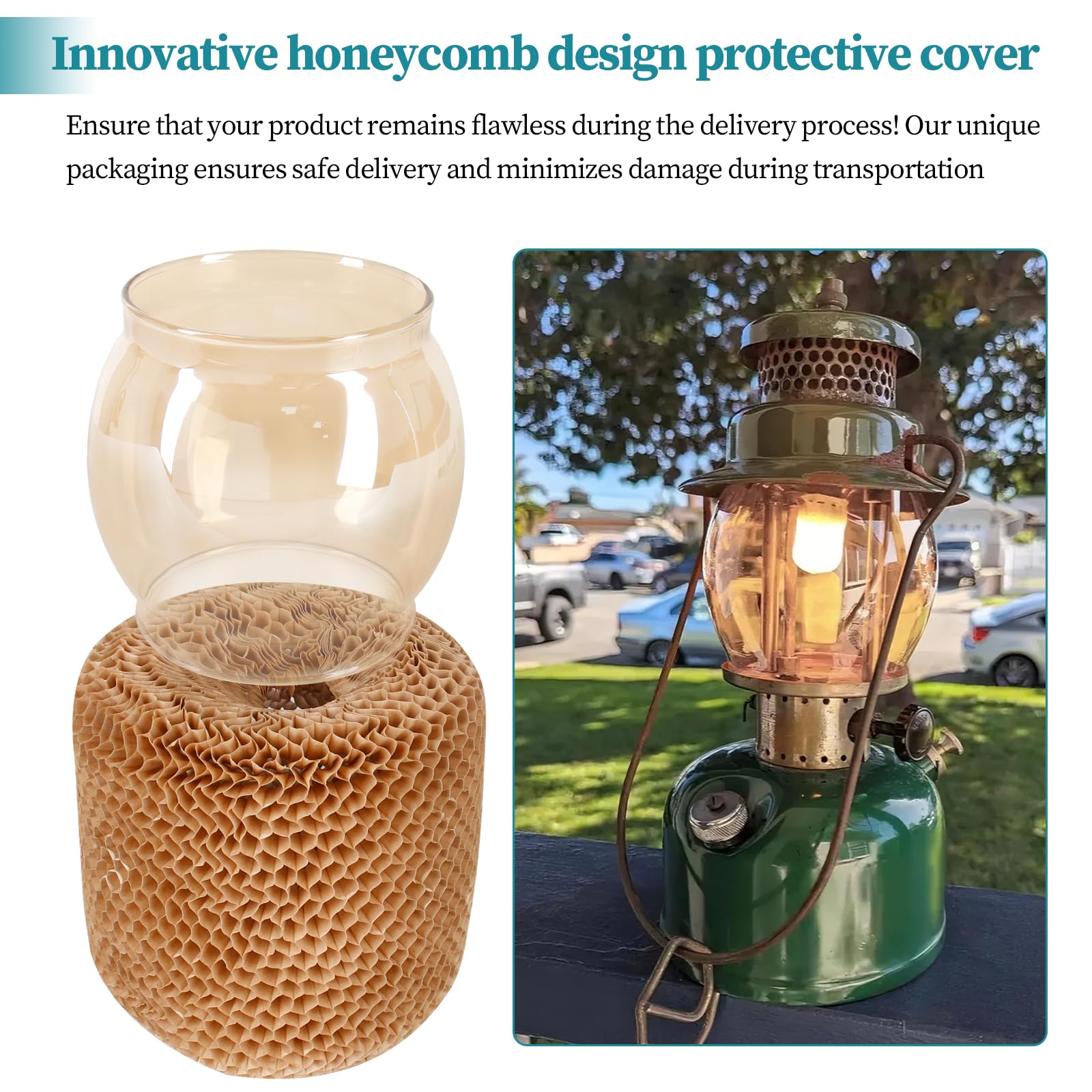 Amazon.com : Lantern Glass Globe Replacement, Compatible with