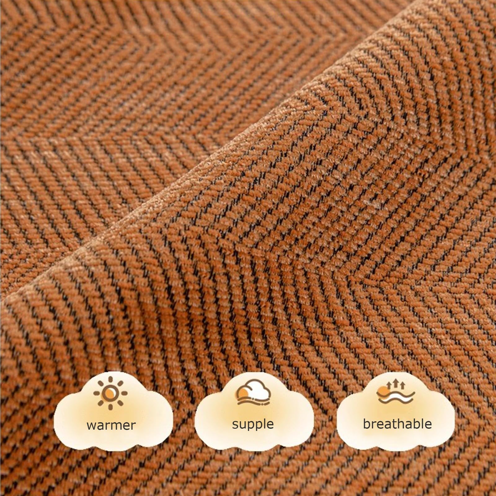 Funda de sofá lavable para sofá biplaza y sofá de 3 plazas, futón apto para mascotas, protector de piel L-Sd y Slish para sala de estar (5 180 x 400 cm)