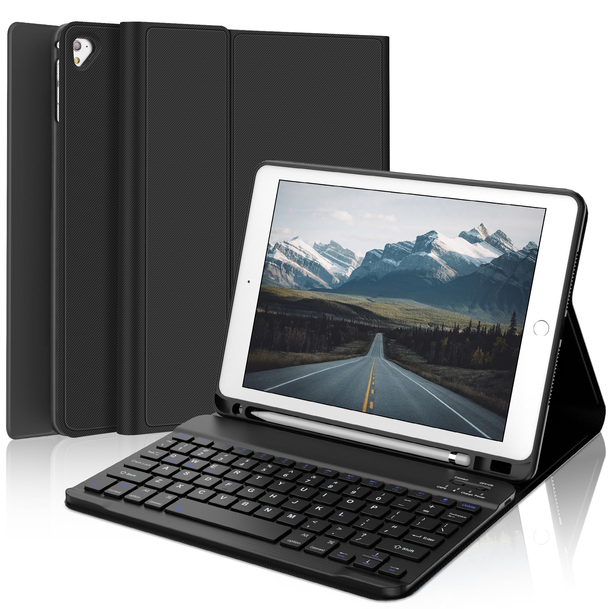 iPad本体 iPad 6th Wi-Fi 128GB+SLIIM FOLIO+Pencil Amazon.com: Keyboard Case for iPad 6th/5th Gen 9.7 inch