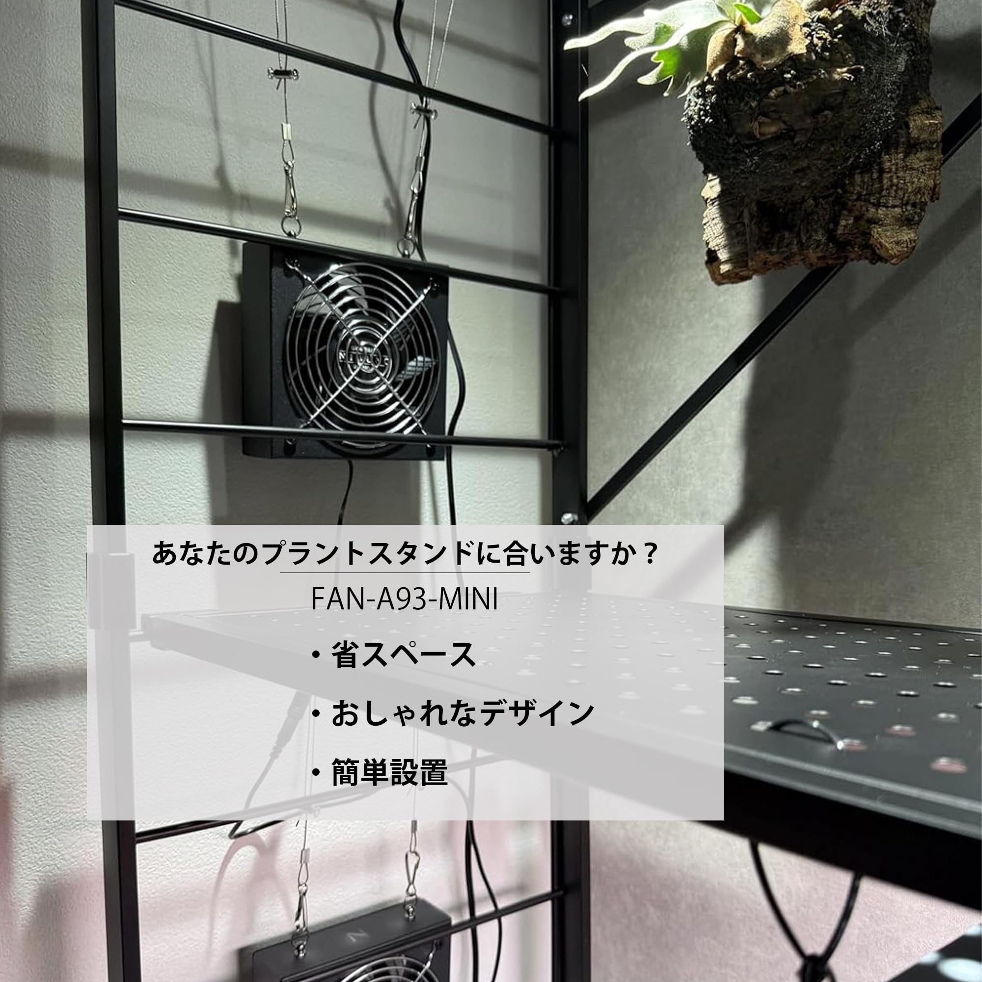 Amazon | Niwuno オリジナル 植物専用送風機 ファン 換気扇 温度調節