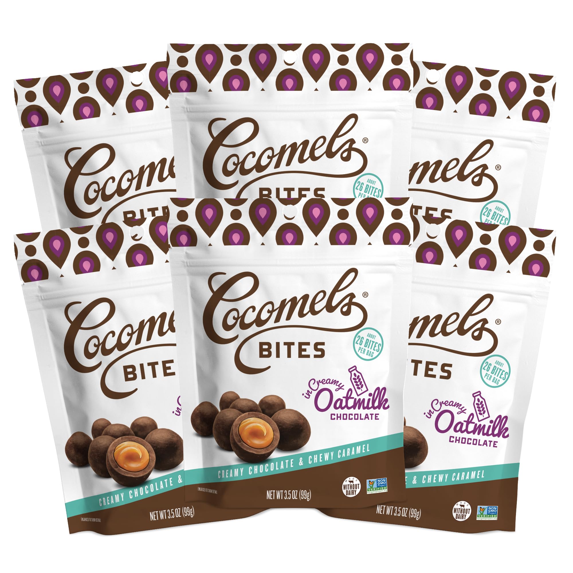 Amazon.com : Cocomels Oatmilk Chocolate Covered Bites, Original