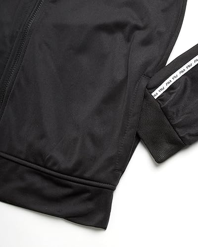 Miniatura 4 de Fila Conjunto deportivo deportivo para niños, sudadera de tricot de 2 piezas y pantalones deportivos de alto rendimiento, conjunto de ropa deportiva