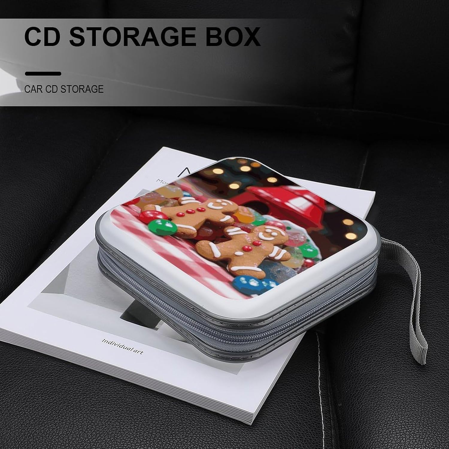 Gingerbread Man Candy CD Case CD Storage Box DVD Sleeves