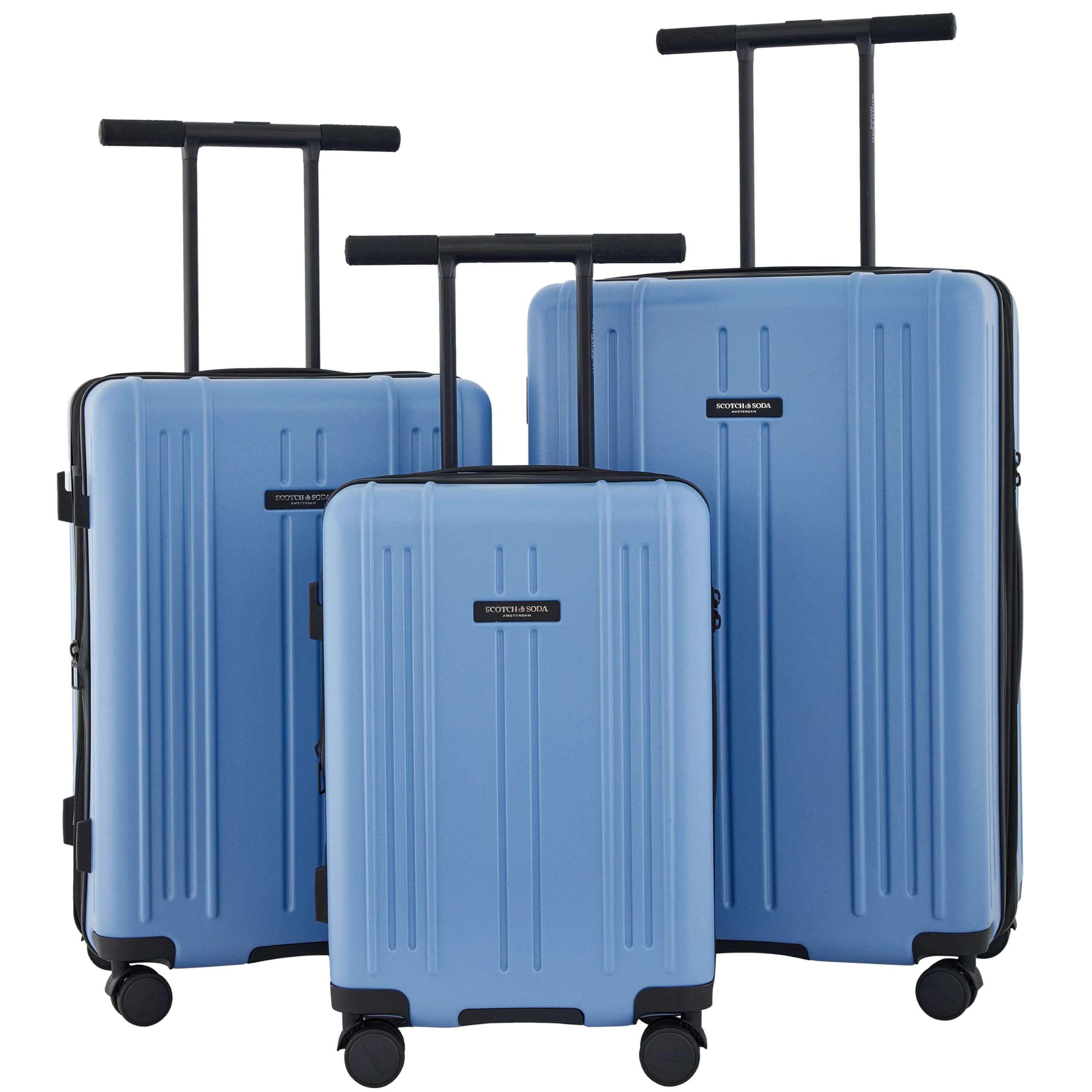 Lot de 3 Bagages Extensibles Scotch & Soda Eindhoven Bleu Mystique - 7