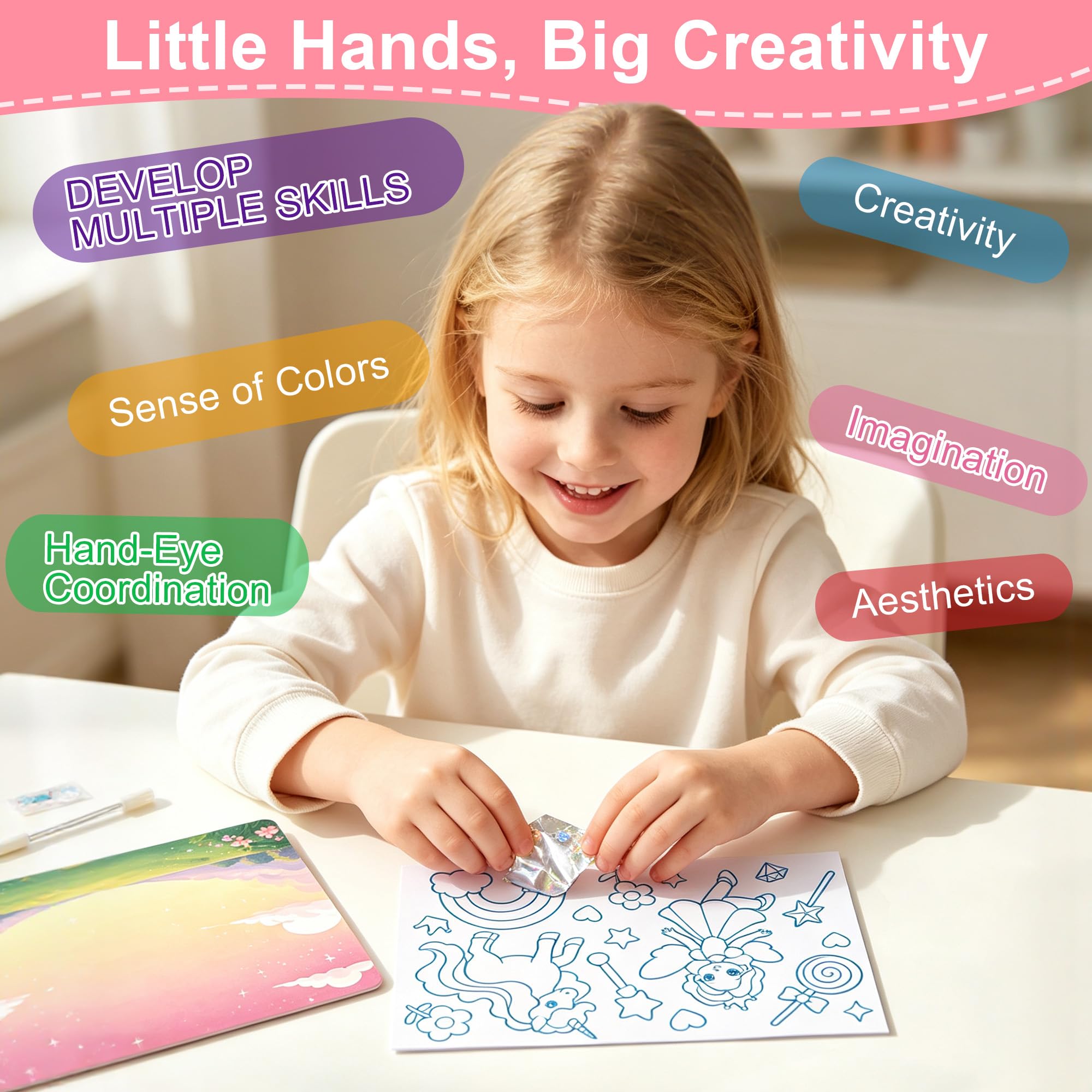 Kit da 24 fogli lucidi per bambini, adesivi fai da te per principesse, per | Bomboniere, Goodie bag stuffers, premi in classe, attività di viaggio, arte lamina fai da te, adesivi principessa