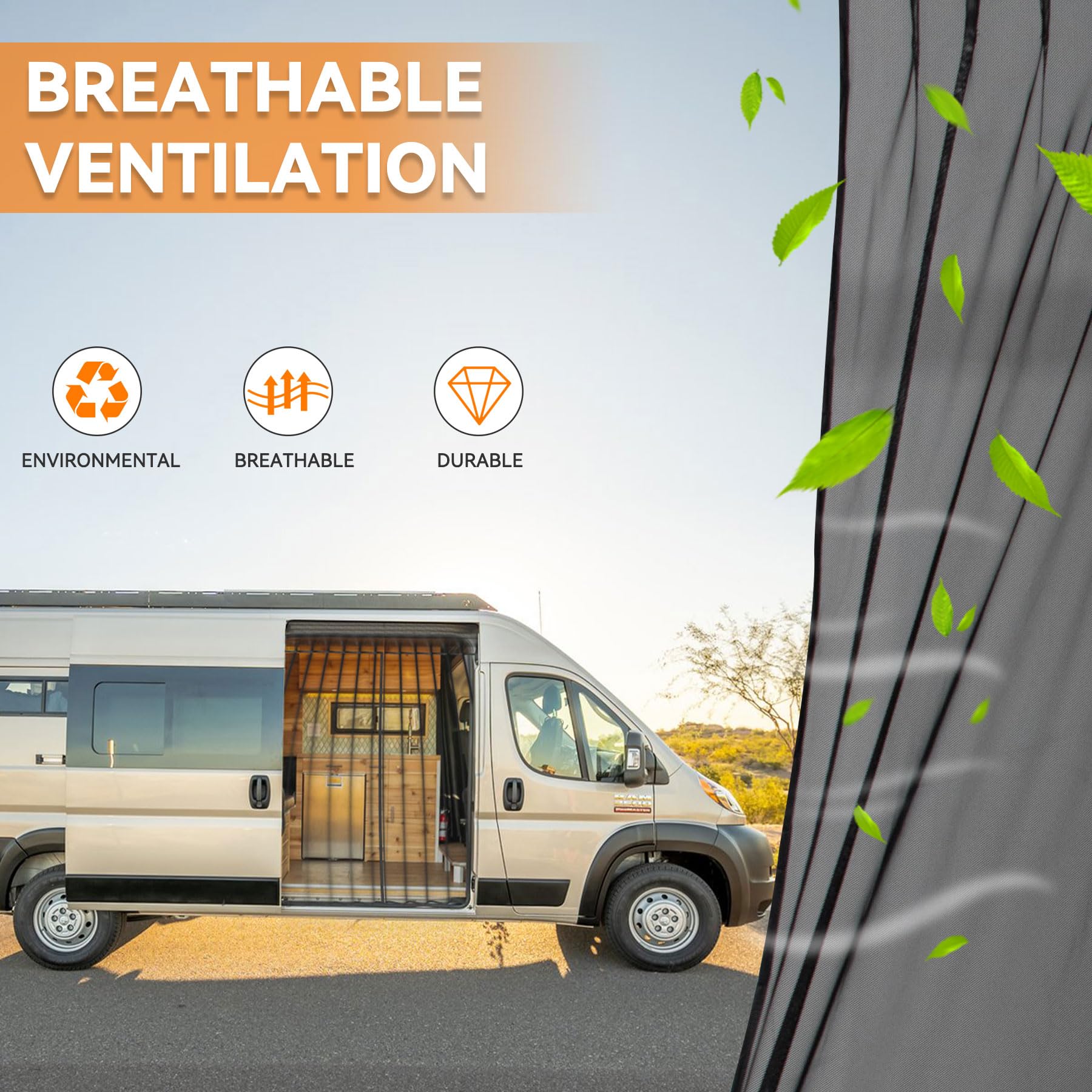 Rv Awning Shade RVINGPRO Van Bug Screen For Sprinter, Universal