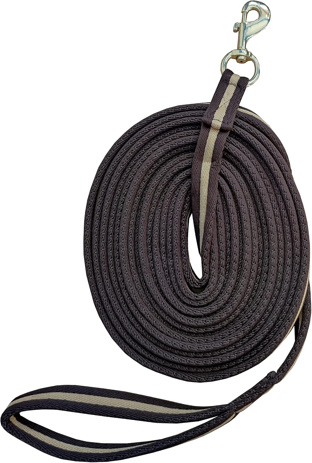 Soft Padded Lunge Line Rein Lead for Horses 27ft Looped