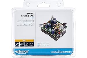 velleman Inc. Super Stereo Ear MiniKit MK136 Entry-Level Audio Amplifier Soldering Project