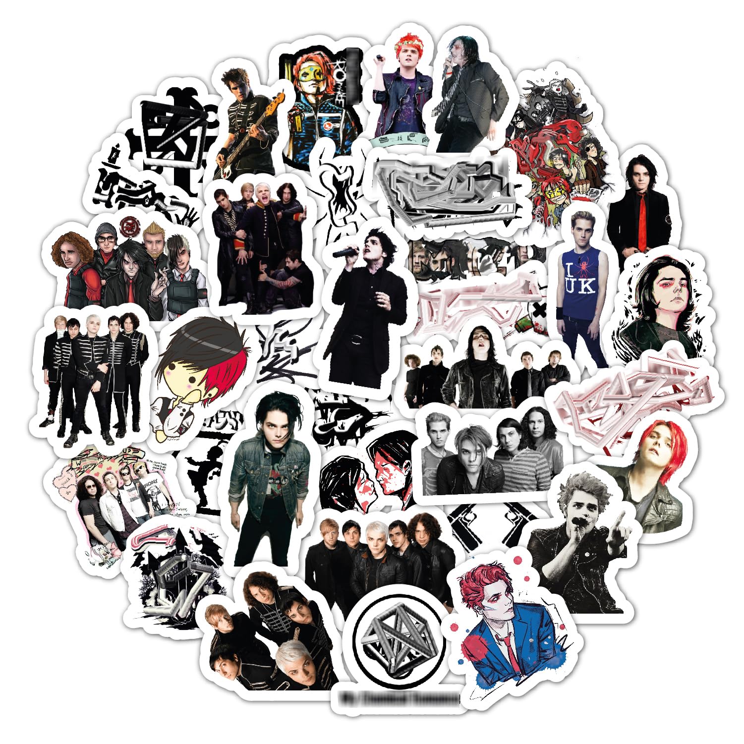 Stickers de musique rock pour adultes : personnalisez facilement guitare et PC