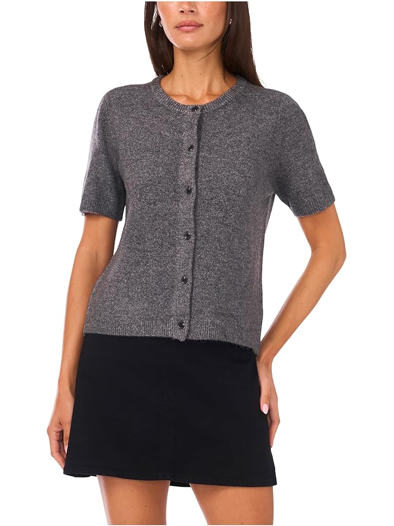 Gray Vince Camuto Short sleeve Cardigan