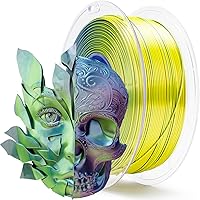 Vista 35 de ZIRO - Rápido cambio de color PLA, filamento de gradiente de color de 1.75mm, filamentos de PLA arcoíris brillantes, compatible con la mayoría