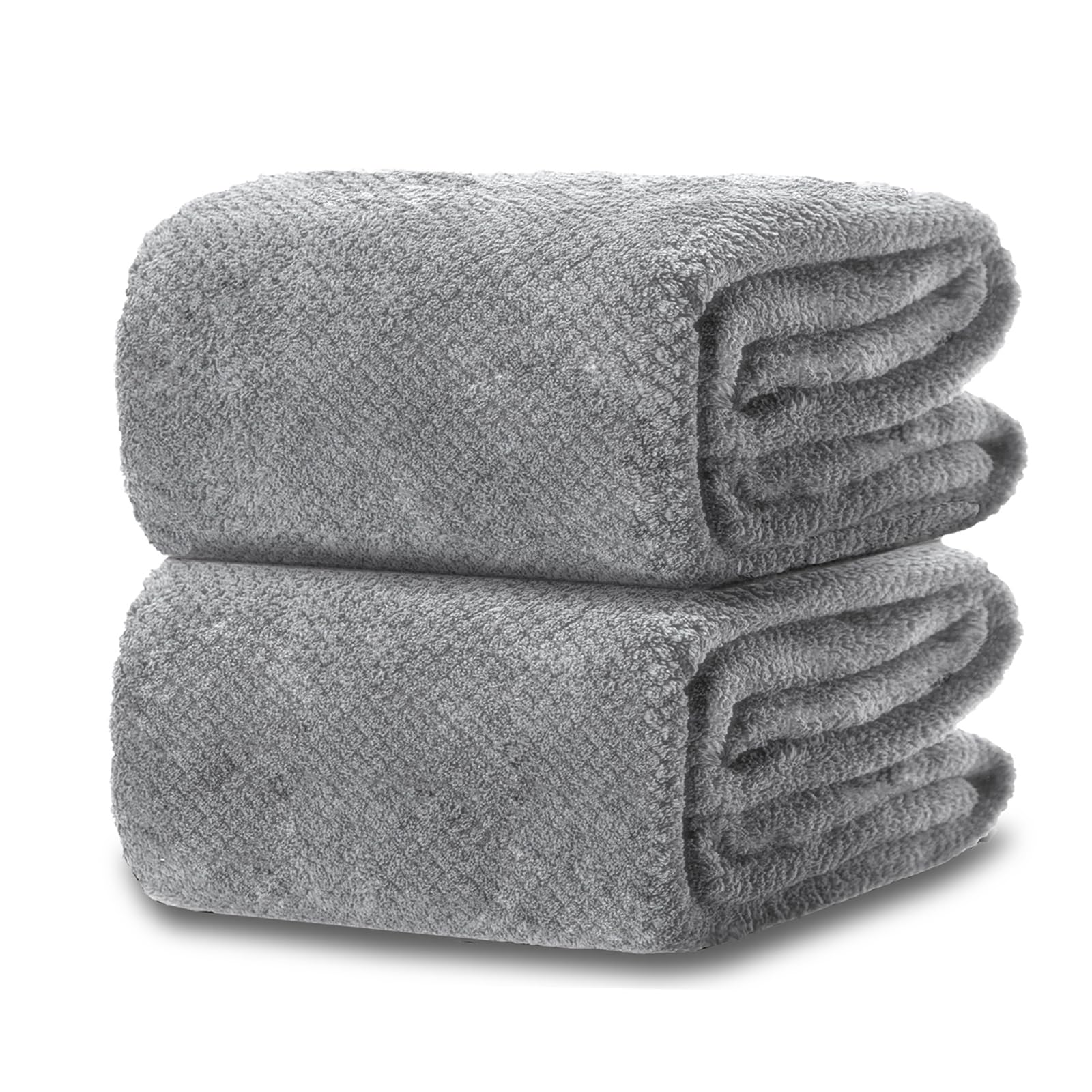 Toallas de baño suaves y de secado rápido con diseño extragrande de 40 x 80 pulgadas
