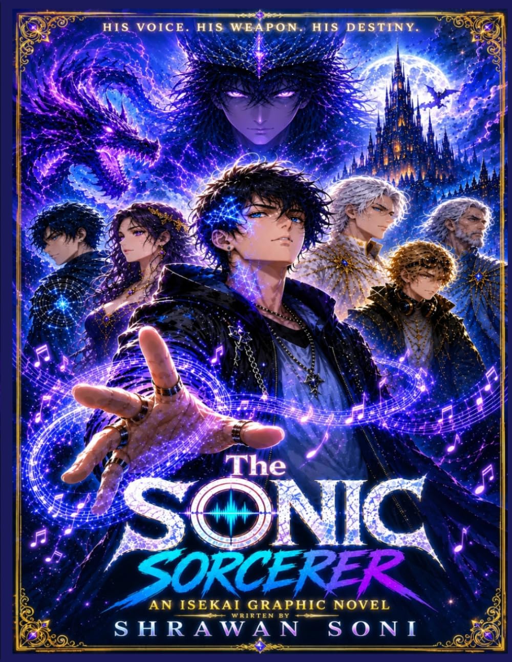 The Sonic Sorcerer: An Isekai Graphic Novel: A Fantasy Adventure of Music, Magic, and Destiny