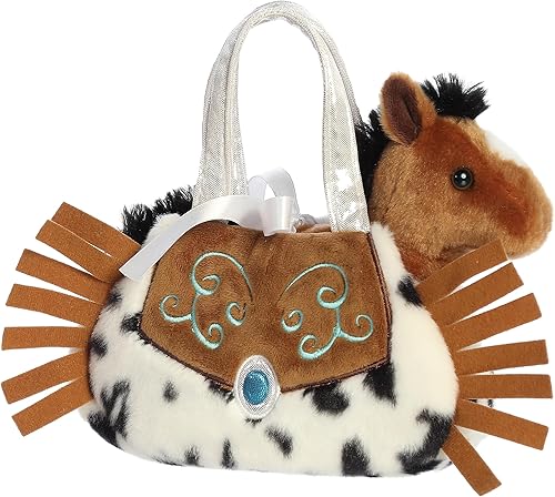 Aurora Fashion Fancy Pals Western Fringe - Peluche con elegante bolso para divertirse con disfraz, perfecto para niños de 3 años, disfraces y