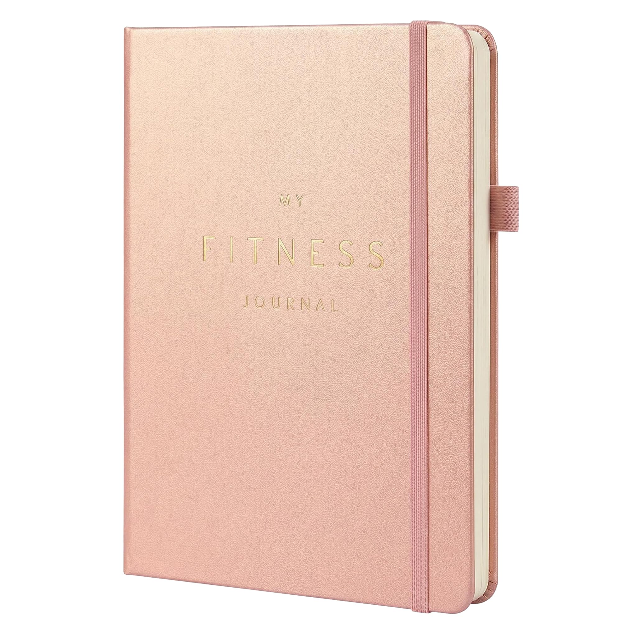 &And Per Se Fitness Workout Journal for Men & Women, Workout Log Book Planner with Daily Diet, Gym Exercise & Training Trackers - Undated, A5 Size,