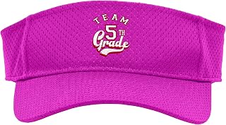 Team 5th Grade Distressed School Spirit Sport Sun Visor