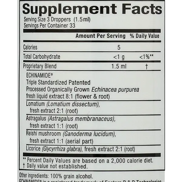 Anti-V Liquid Formula, Echinacea Supplement for Immune and Wellness Support, Organic, Non-GMO, 1.7 oz (50 servings) 3