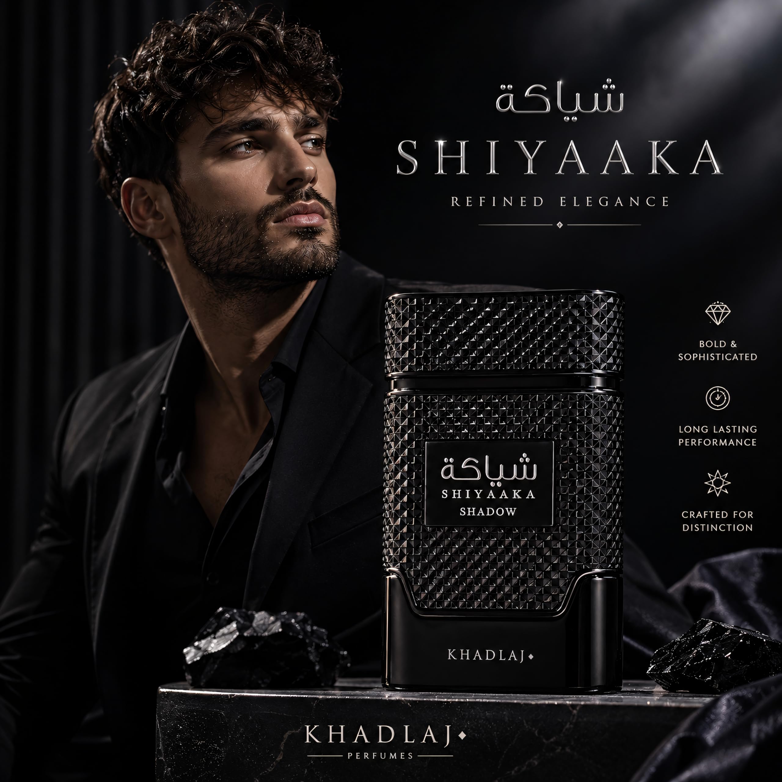 Amazon.com : Khadlaj Shiyaaka Shadow – Spicy, Woody, Fruity
