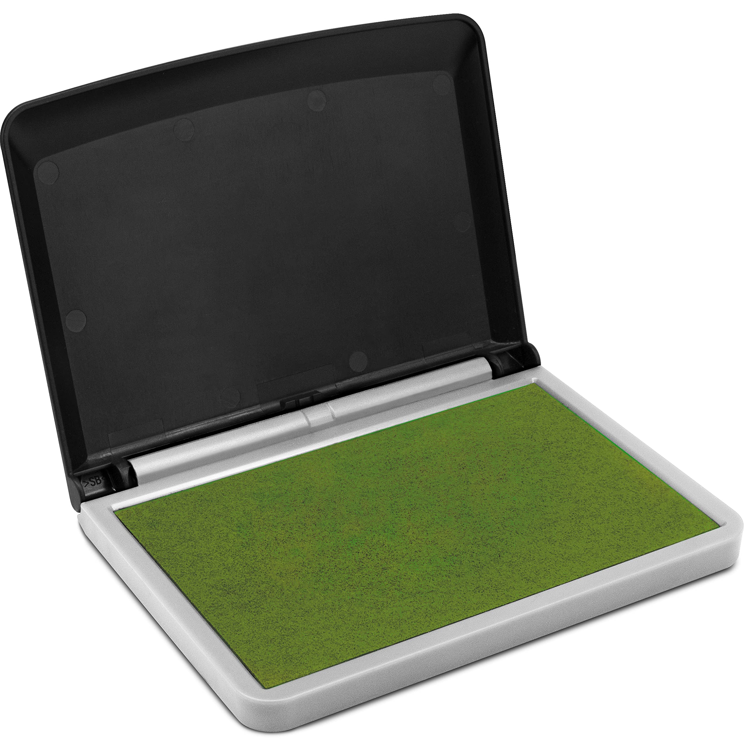 MaxMark Almohadilla de fieltro de alta calidad para sellos de tinta verde oliva, 4-1/4 pulgadas x 7-1/4 pulgadas