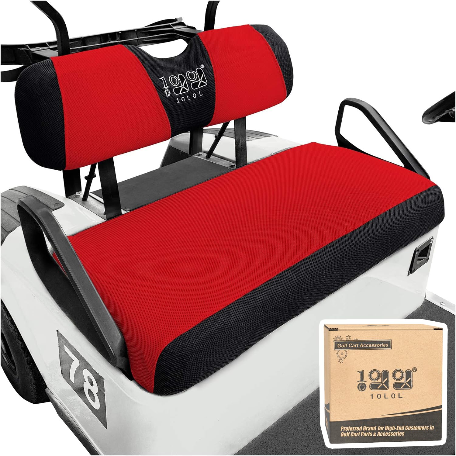 Photo 1 of 10L0L Golf Cart Seat Covers for EZGO TXT RXV & Club Car DS 2000-up