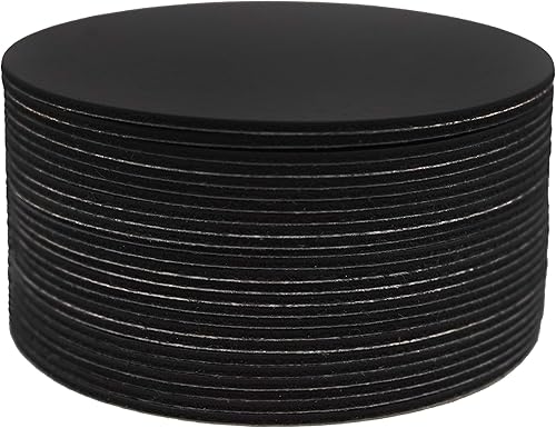 Miniatura 4 de hBARSCI Círculos magnéticos adhesivos, 25 piezas, 2.03 x 0.03 pulgadas, calidad premium, flexible, adhesivo acrílico de 0.03 pulgadas, forro estable