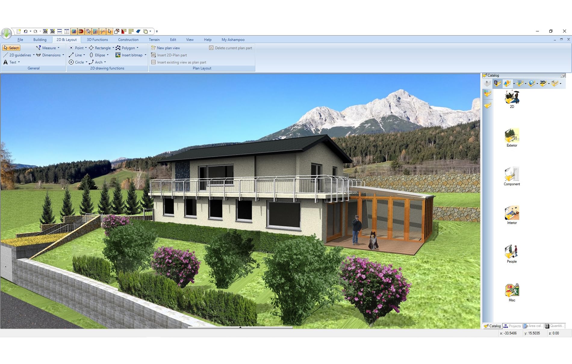 3D CAD 12 PRO - The professional CAD solution, from blueprints to interior design, Architecture for Win 11, 10