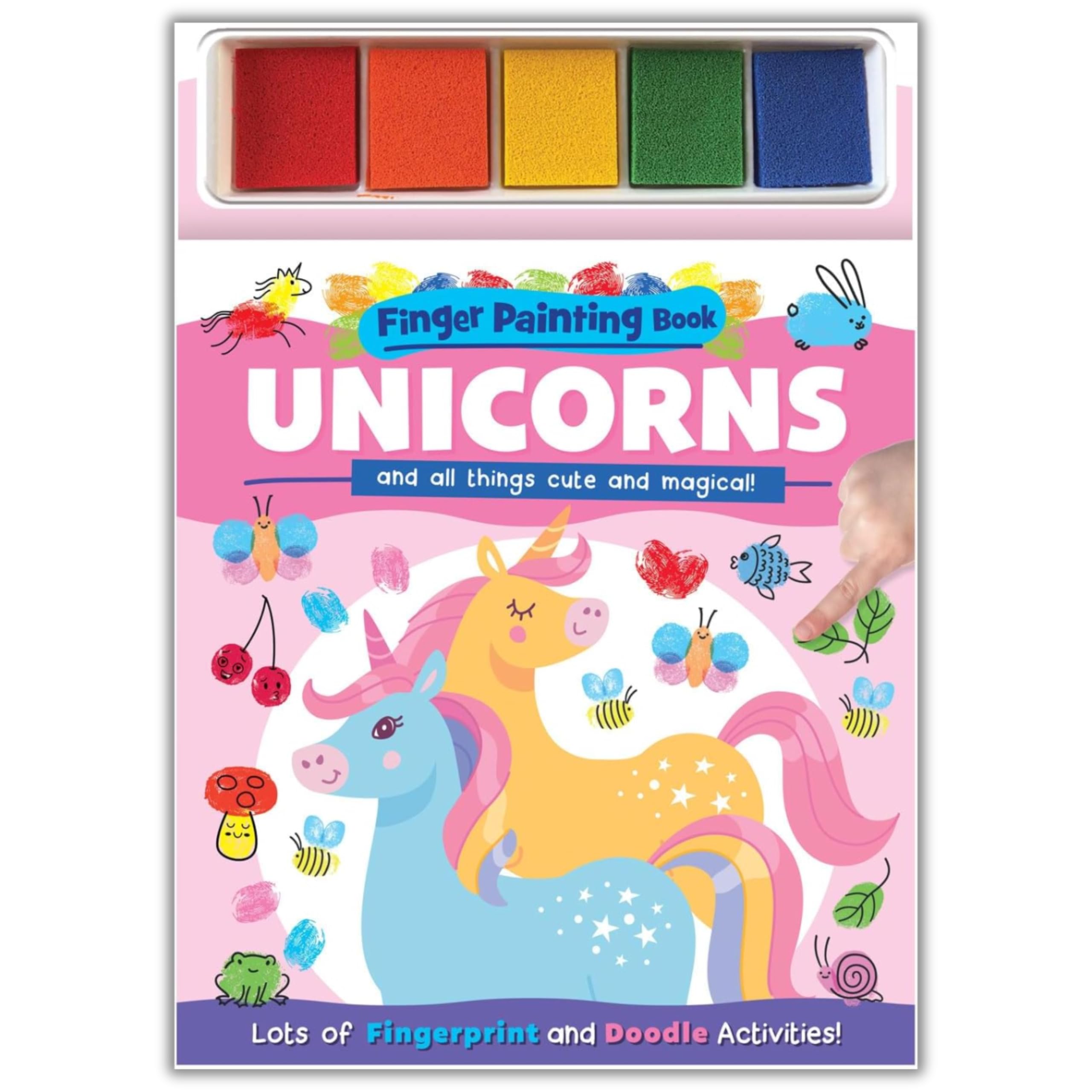 ALLIGATOR - Unicorn Finger Painting, Unicorn Gifts, Unicorn Activities, Finger Painting Gifts, First Painting Set, Unicorn Painting, Unicorn Arts and Crafts