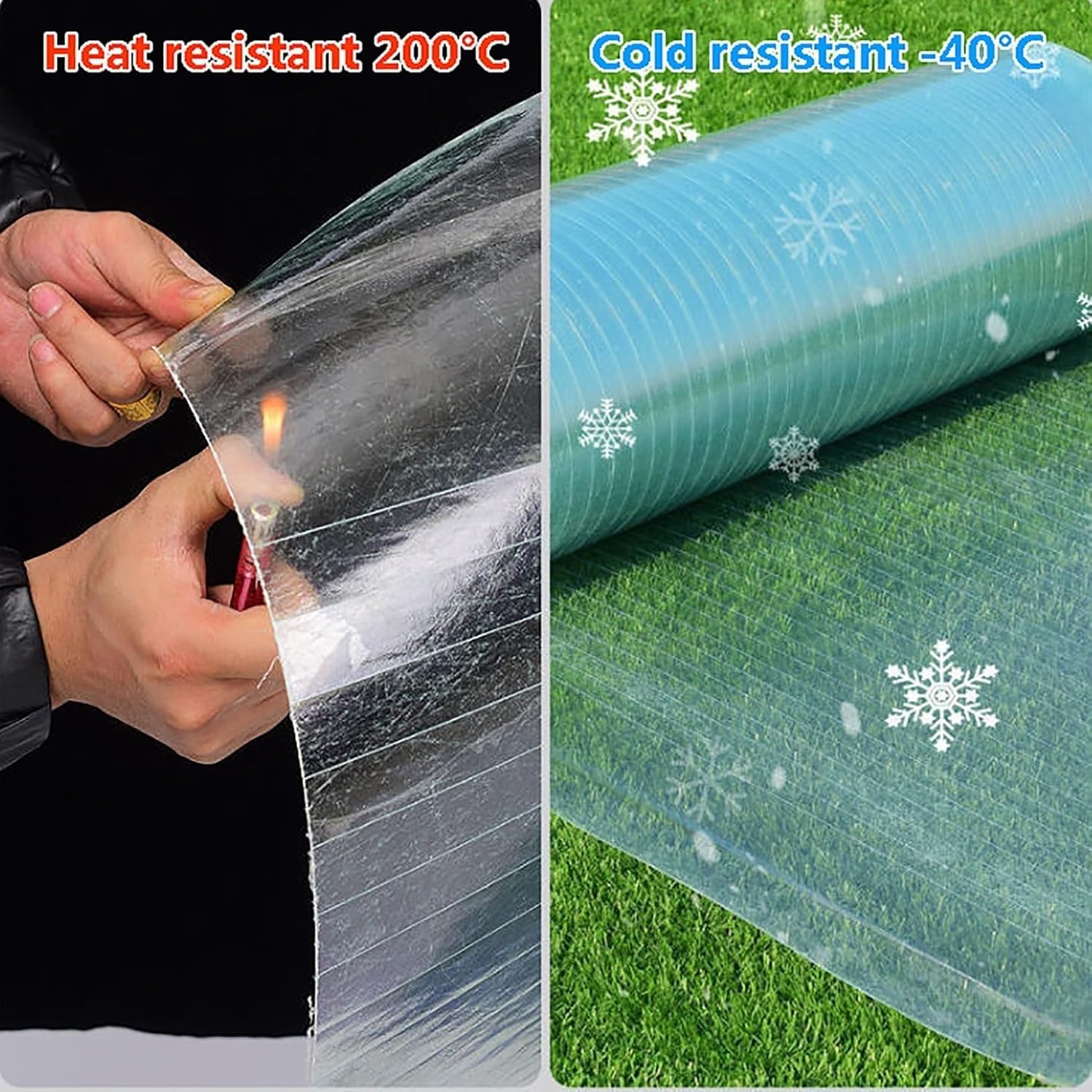 Clear Polycarbonate Roofing Sheet,Plastic UV Resistant Greenhouse Shed Canopy,Glassfiber Daylighting Panels,Easy Cut Covering for Outdoor Canopy Cold Frame,2.2mm,0.5X2M,1.5X30M(1.2x8m)