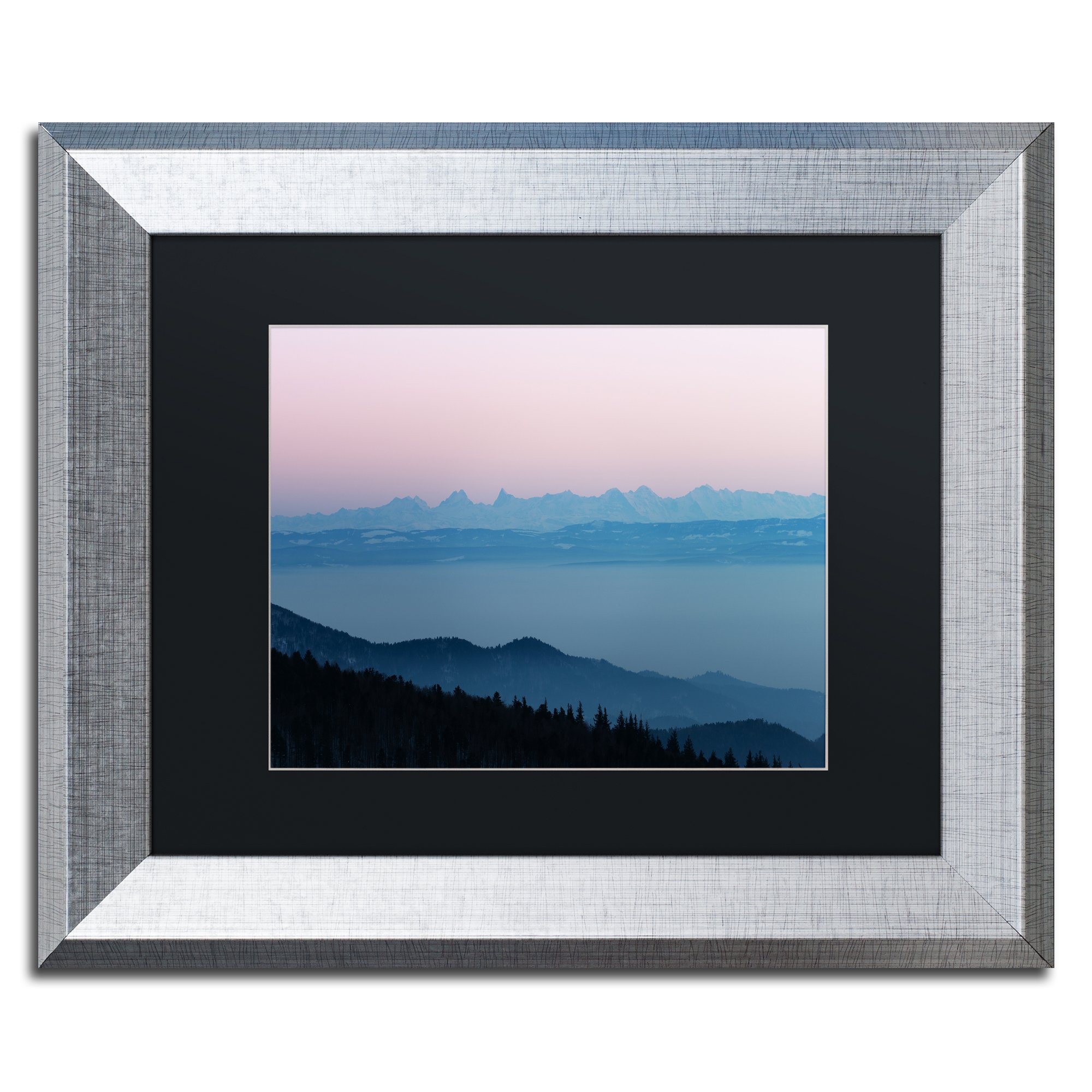 Smoothy Time by Philippe Sainte-Laudy, Black Matte, Silver Frame 11x14-Inch