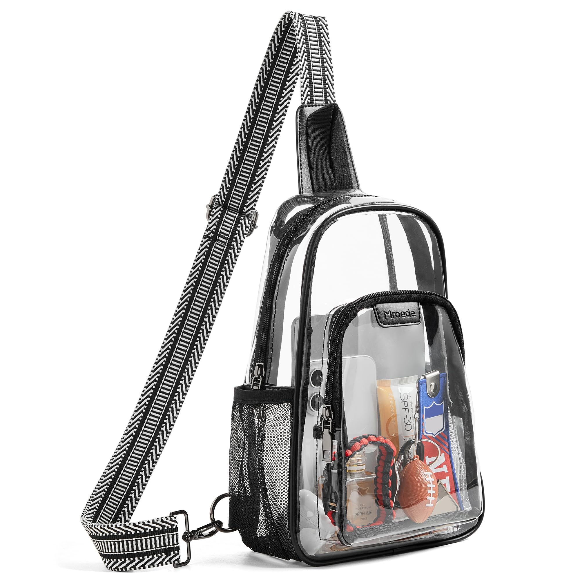 Clear Bag for Stadium Events Approved Clear Purses for Women Crossbody Transparent Bag Stadium Bags for Concert Sport