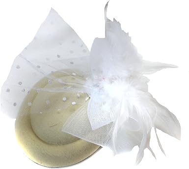 Ivory Cream \u0026 White Pill Box Hat 