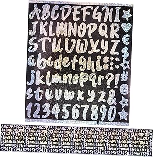 ORFOFE 12 Sheets Mailbox Alphanumeric Kit Letter Decor Gold Number Stickers Reflective Sticker Mailbox Letter Stickers Mailbox Stickers Door Address Numbers Stickers Mailbox Numbers Decal