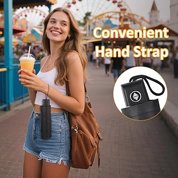 Umbrella Flask 2 Pack (28 oz Total) Hidden Flasks for Liquor for Women Cruise Alcohol Smuggling Kit with Funnel, Spout & Safety Stickers For Concert Sports Events