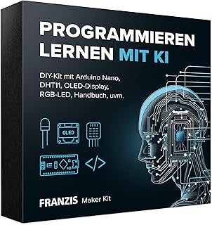 FRANZIS 67236 - Make it Easy - Maker Kit Programming Learning with AI