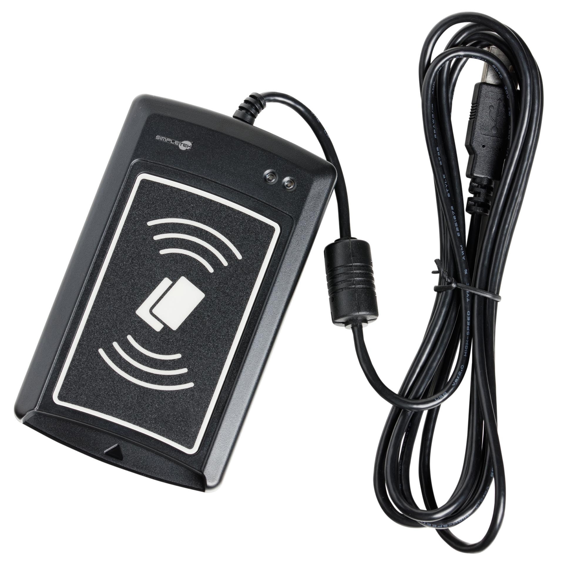 SIMPLETEK - Lettore Scrittore Smart Card RFID USB CCID Slot SAM Universale | indicatore LED e acustico, lettore badge, Contactless NFC, anticolissione, PC/SC, ISO 7816, ISO 14443, CAC, PIV, Buzzer