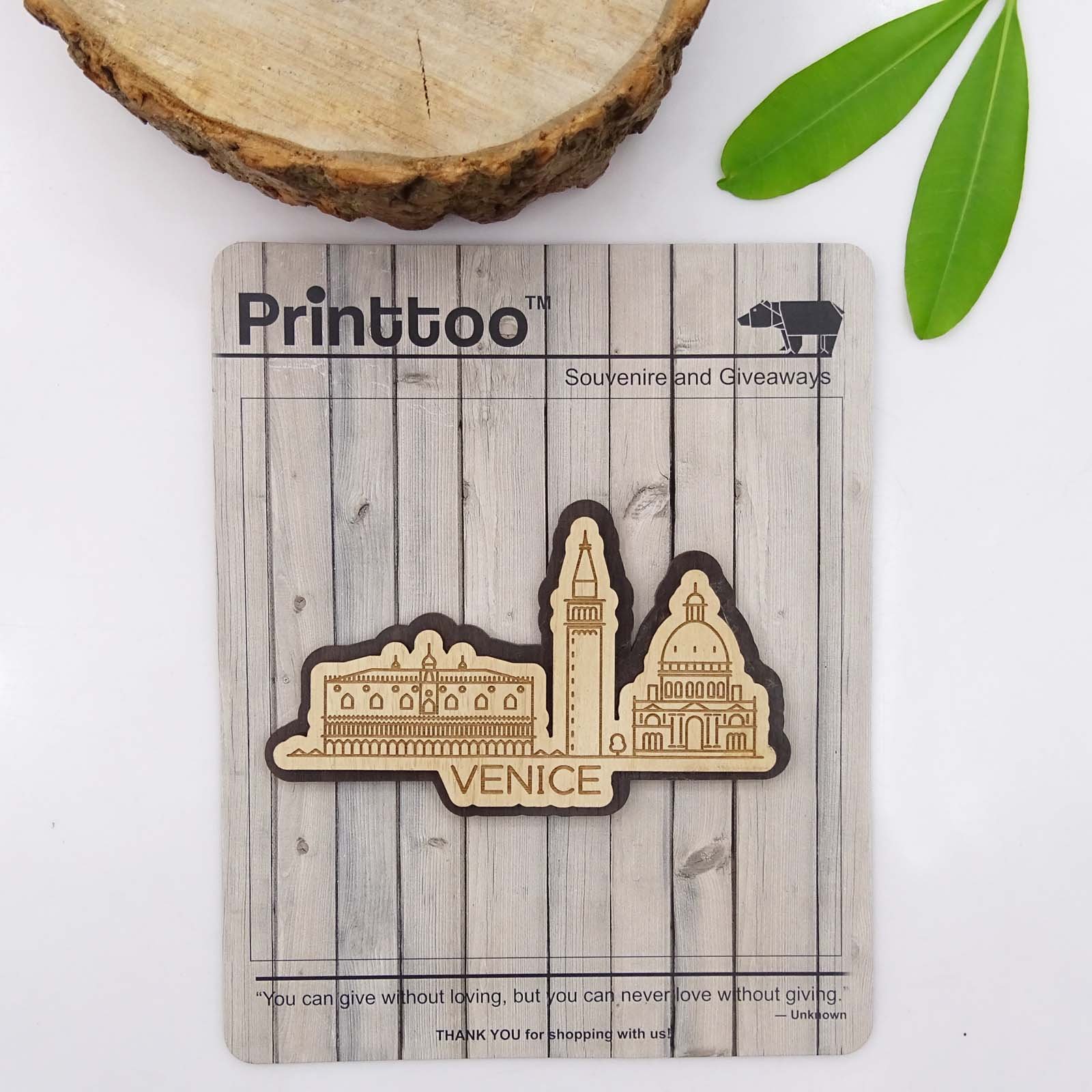 2pz Calamita Souvenir Piazza Plebiscito Napoli Monumenti Magnete Plastica Frigo