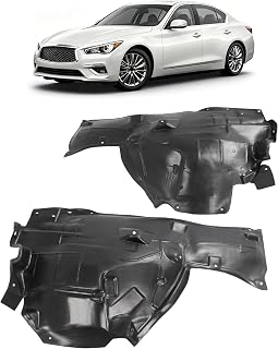 ALMULOO Fender Liner Compatible with 2014-2023 Infiniti Q50