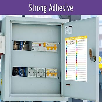 a♡ Amazon.com : 10 Sheets Breaker Panel Labels & 3 Number