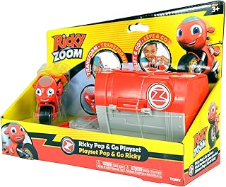 Bizak 30692038 Ricky Zoom Launcher und Fahrzeug, Verschiedene Modelle