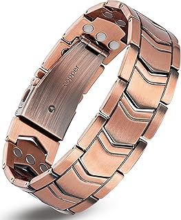 copper bracelet for men with ultra strength magnet,magnetic therapy bracelet