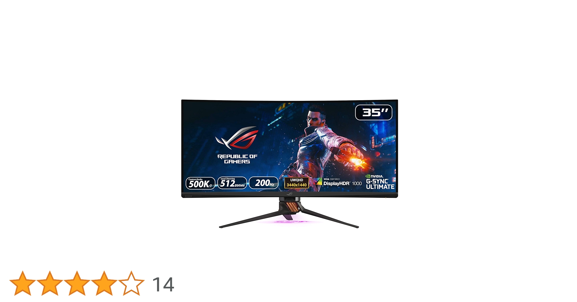 Amazon.co.jp: ASUS ROG Swift PG35VQ ゲーミングモニター ウルトラ