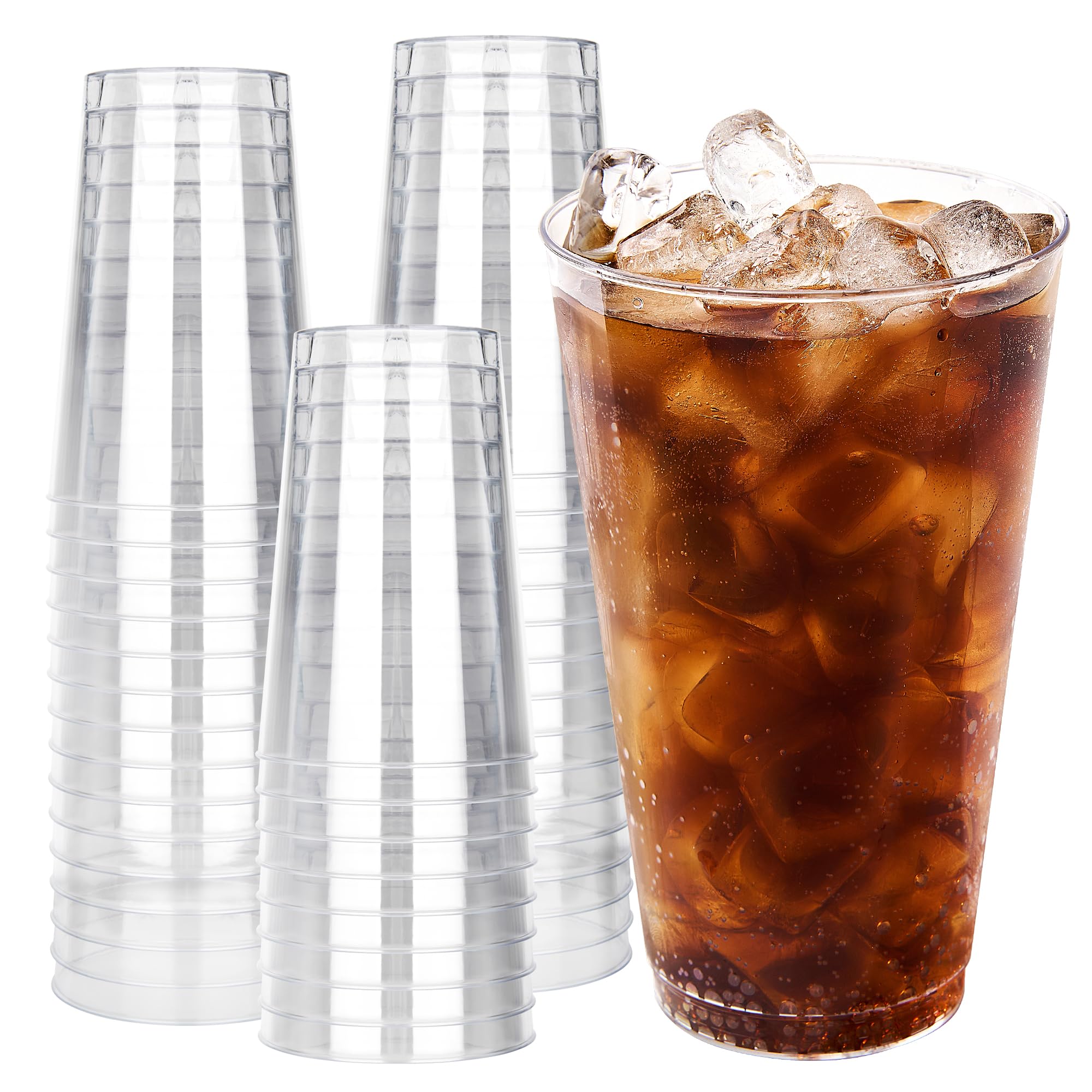 RACETOP 9 oz Clear Plastic Cups 100 packs, Perfect for Parties, Wedding — Amazon image 16