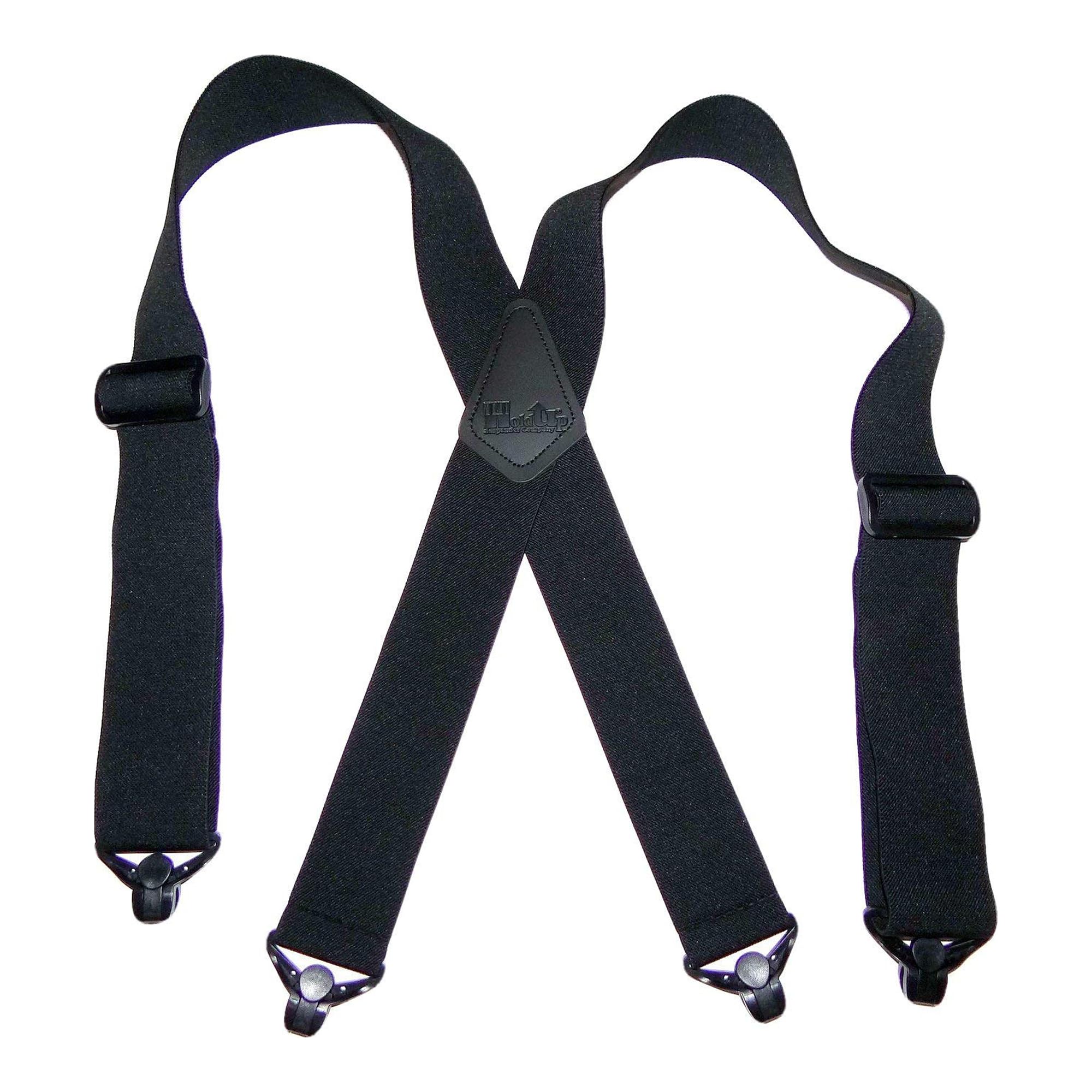 Hold-Up Airport Friendly No-Buzz Suspenders with Composite Gripper Clasps